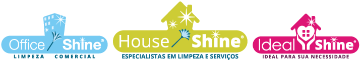 Logo House Shine, Office Shine e Ideal Shine